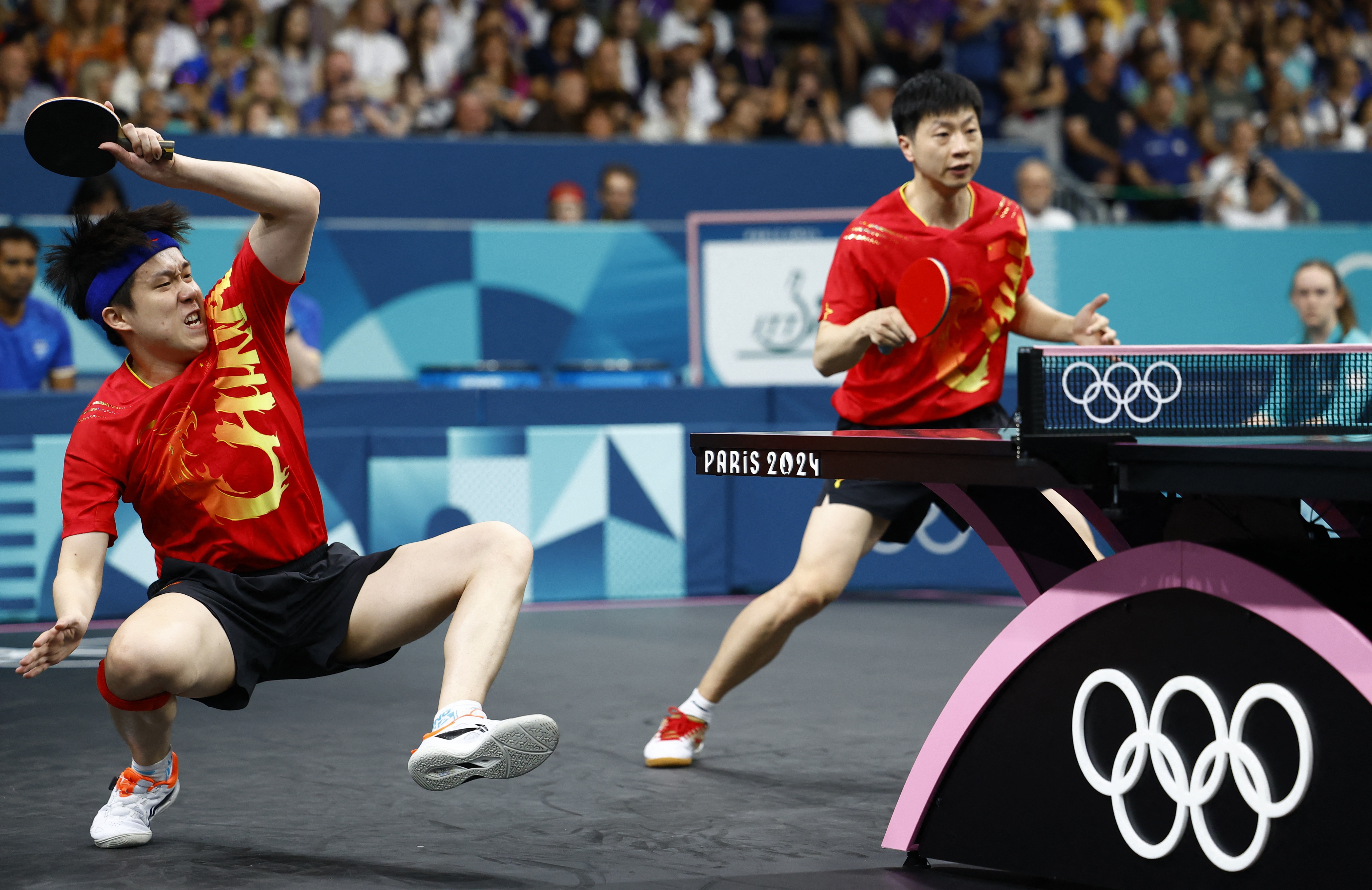 德国队险胜中国队,马龙状态火热 德国队险胜中国队,马龙状态火热